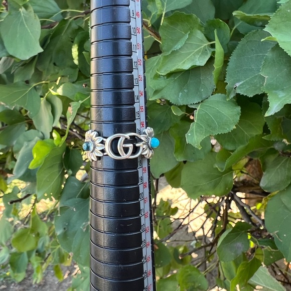 Gucci Double G mother of pearl ring new with out package.size 8 - Picture 1 of 8